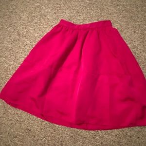 Hot pink Express skirt